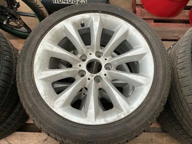 Band continetal 255/40r17 bmw 2 x velg met band + 2 x velg - afbeelding 3 van  3