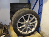 Band op alu porsche velg (x4)