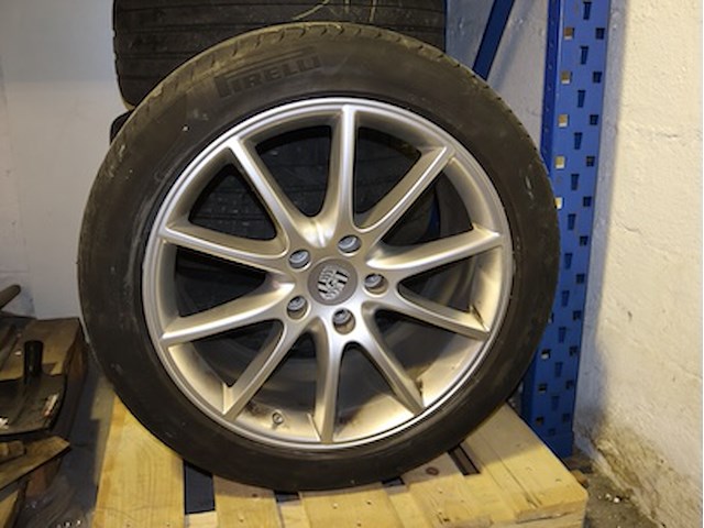 Band op alu porsche velg (x4) - afbeelding 2 van  7