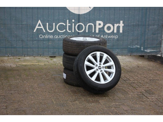 Banden continental 235/55 r18v met velg audi 4 stuks (marge) - afbeelding 1 van  1