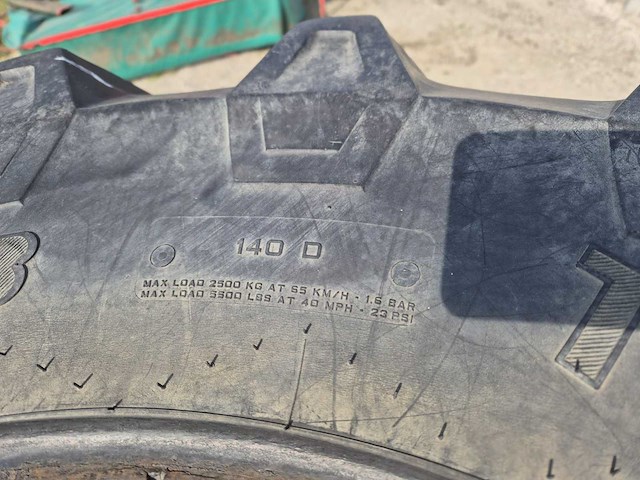 Banden tractor pirelli 2x 480/70r28 2x 580/70r38 - afbeelding 2 van  4