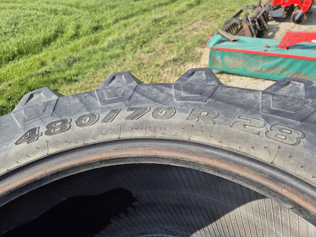 Banden tractor pirelli 2x 480/70r28 2x 580/70r38 - afbeelding 4 van  4