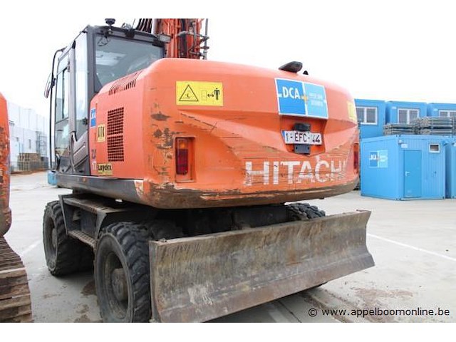 Bandenkraan hitachi zx17w-3, bj 2009, werkuren 16765,4, serienummer jk6cga04900020311 - afbeelding 5 van  8