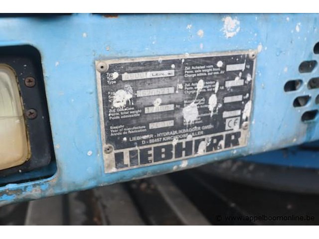 Bandenkraan liebherr 900 litronic, bj 2000, serienummer 6626571, werkuren 14986,3 - afbeelding 10 van  10