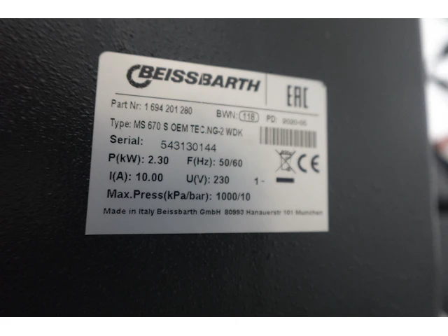 Bandenmonteermachine beissbarth - afbeelding 2 van  14