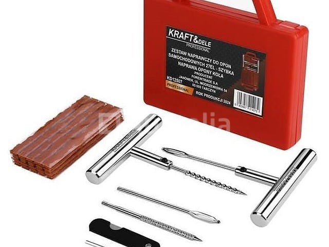 Bandenreparatieset (27 onderdelen) kraft&dele - afbeelding 2 van  2