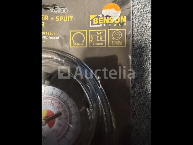 Bandenvul pistool met drukmeter - afbeelding 2 van  3