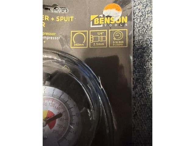 Bandenvul pistool met drukmeter - afbeelding 3 van  3