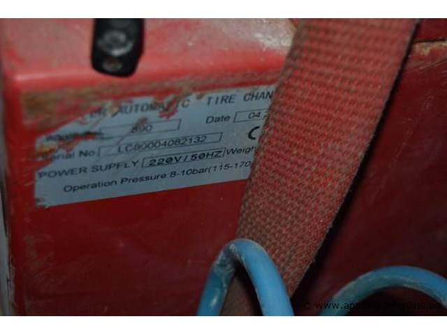 Bandenwisselaar, 890, 220v, werking niet gekend - afbeelding 2 van  2