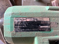 Bandschuurmachine hitachi sb-110, 220v, serienummer 540038, bandmaat 100 x 610 mm, inclusief stofzak. - afbeelding 2 van  2