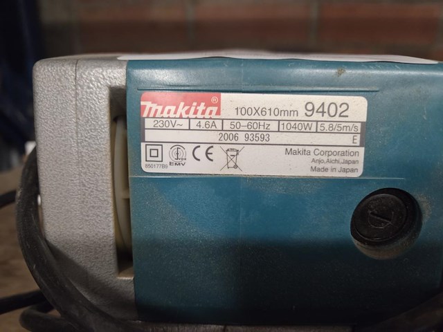 Bandschuurmachine makita - afbeelding 3 van  5