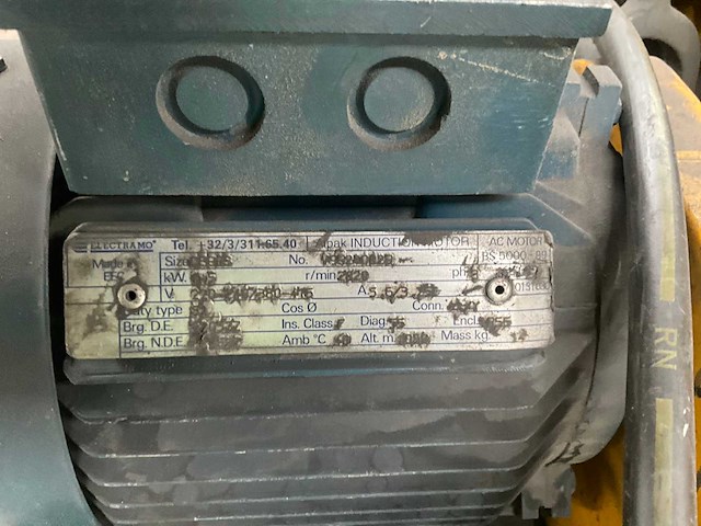 Bandschuurmachine op metalen onderstel - afbeelding 15 van  15