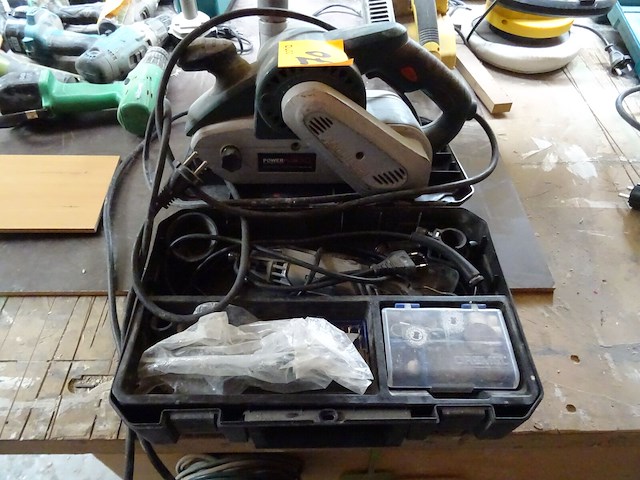 Bandschuurmachine powerplus + dremel - afbeelding 1 van  3