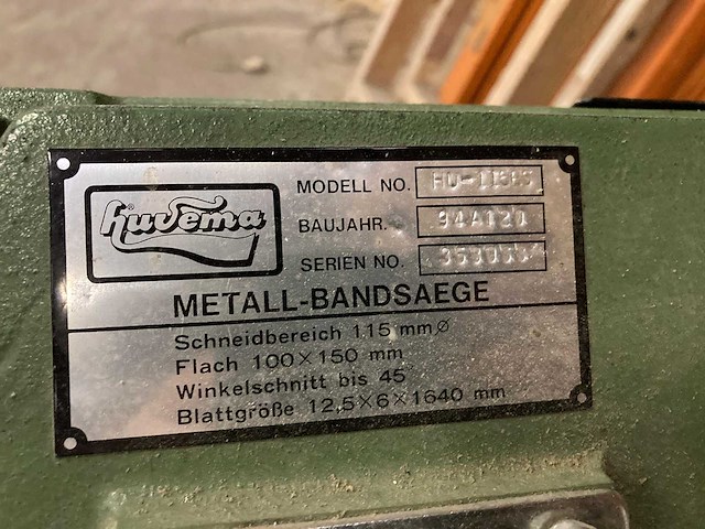 Bandzaagmachine - afbeelding 4 van  6