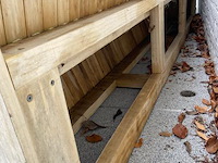 Bank accoya hardhout 290cm - afbeelding 4 van  6