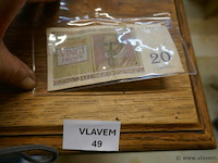 Bankbiljet 20 frank - afbeelding 1 van  1