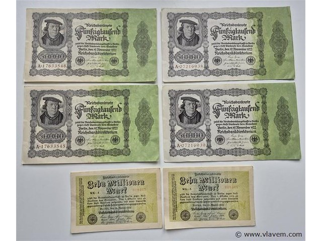 Bankbiljetten - afbeelding 1 van  4