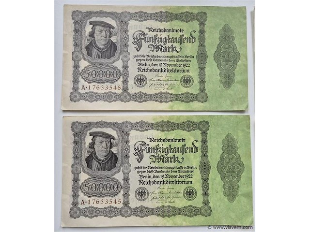 Bankbiljetten - afbeelding 2 van  4