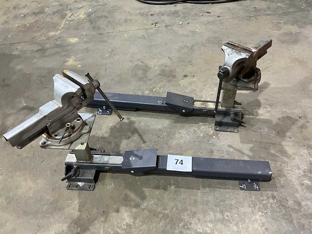 Bankschroef (2x) - afbeelding 1 van  5