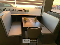 Bankset met tafel, incluis 1 stoel