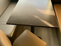 Bankset met tafel, incluis 1 stoel - afbeelding 2 van  2