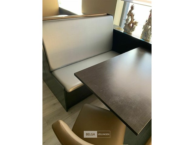 Bankset met tafel, incluis 1 stoel - afbeelding 3 van  3