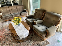 Bankstel met fauteuils en salontafel - afbeelding 1 van  4