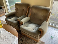 Bankstel met fauteuils en salontafel - afbeelding 2 van  4