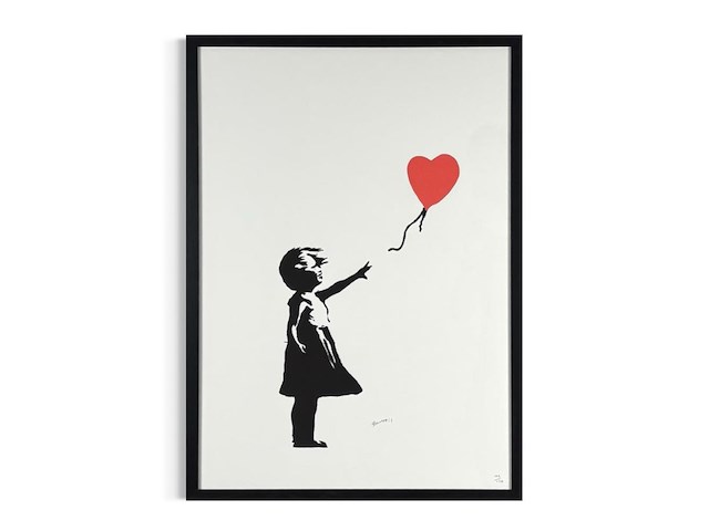 Banksy - balloon girl - afbeelding 1 van  1