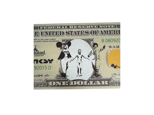 Banksy dismaland dollar 'napalm' - afbeelding 2 van  11