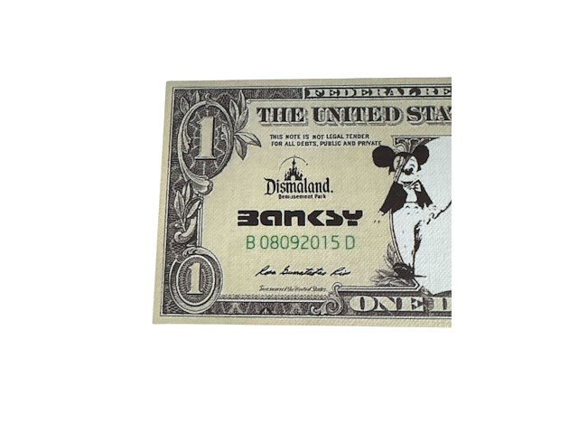 Banksy dismaland dollar 'napalm' - afbeelding 3 van  11
