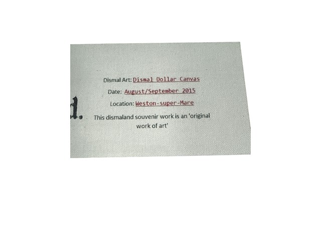 Banksy dismaland dollar 'napalm' - afbeelding 5 van  11