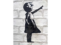 Banksy (naar) - girl with baloon - offset - afbeelding 4 van  7