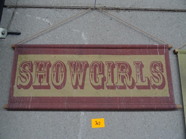 Banner showgirls - afbeelding 1 van  2
