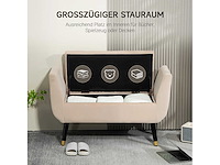 Banquette de luxe banc rembourré avec espace de rangement - afbeelding 7 van  11