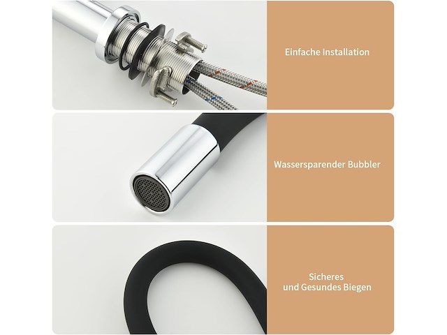 Baollansa flexibele keukenkraan - afbeelding 2 van  6