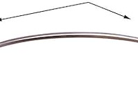 Baoyouni gebogen douchegordijnstang - afbeelding 2 van  2