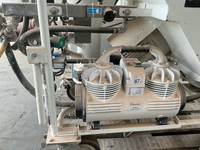 Bapro one 230v gips spuitmachine - pleistermachine - stucadoorsmateriaal - afbeelding 3 van  19
