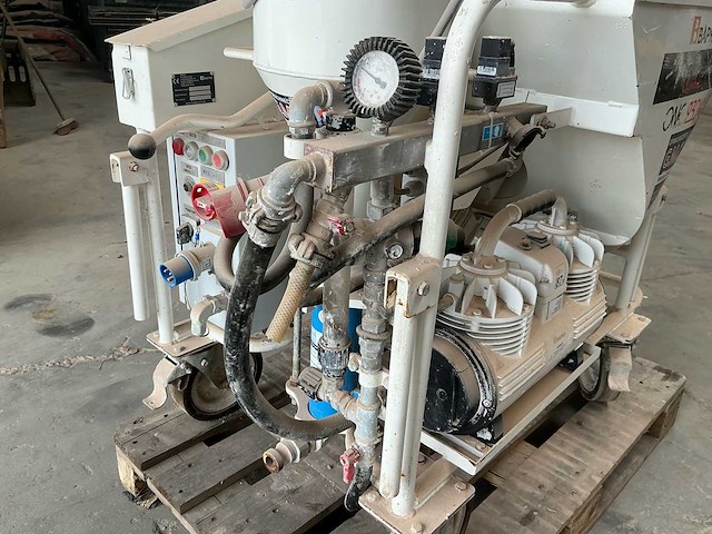 Bapro one 230v gips spuitmachine - pleistermachine - stucadoorsmateriaal - afbeelding 4 van  19