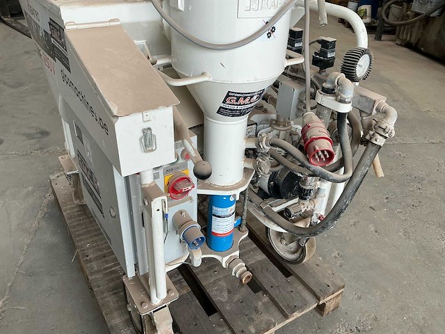 Bapro one 230v gips spuitmachine - pleistermachine - stucadoorsmateriaal - afbeelding 9 van  19