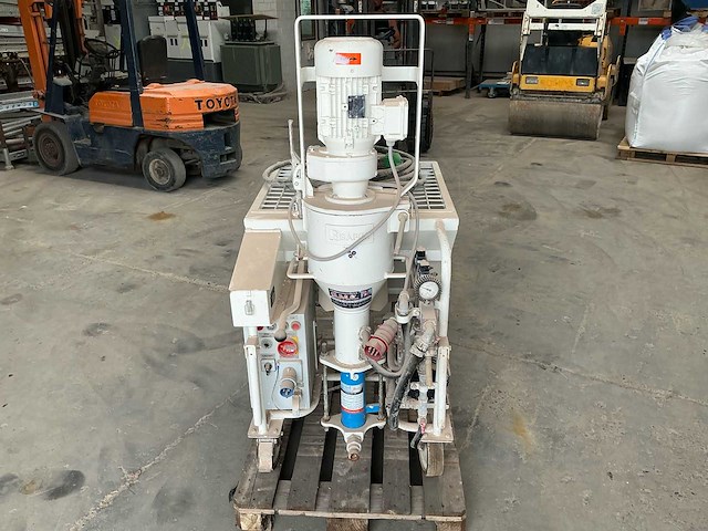 Bapro one 230v gips spuitmachine - pleistermachine - stucadoorsmateriaal - afbeelding 13 van  19