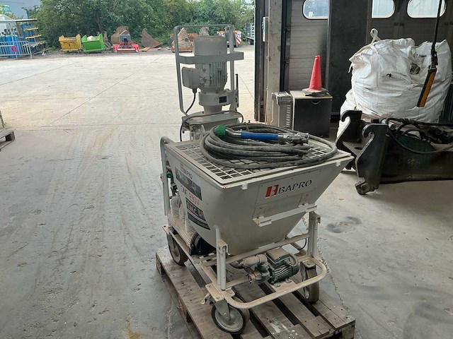 Bapro one 230v gips spuitmachine - pleistermachine - stucadoorsmateriaal - afbeelding 15 van  19