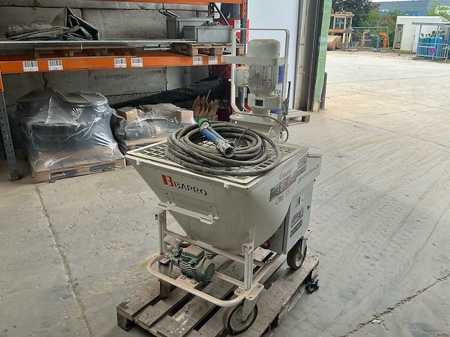 Bapro one 230v gips spuitmachine - pleistermachine - stucadoorsmateriaal - afbeelding 16 van  19