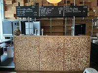 Bar - toog - bartoog met tapinstallatie en afwasbak - afbeelding 1 van  10