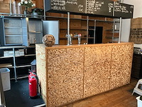 Bar - toog - bartoog met tapinstallatie en afwasbak - afbeelding 3 van  10