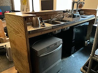 Bar - toog - bartoog met tapinstallatie en afwasbak - afbeelding 5 van  10