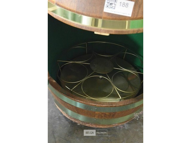 Bar kast ton op wielen - afbeelding 3 van  5