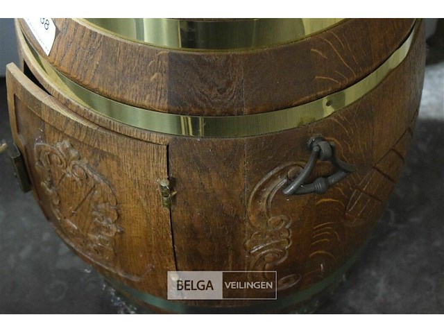 Bar kast ton op wielen - afbeelding 4 van  5