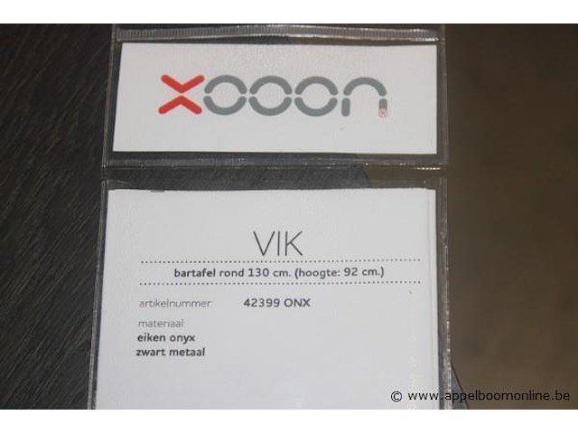 Bar table dia 130cm onyx vik 42399onx - afbeelding 2 van  2