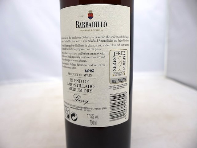 Barbadillo blend of amontillado (x19) - afbeelding 4 van  5